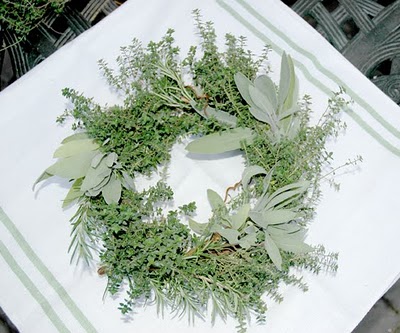 mint wreath